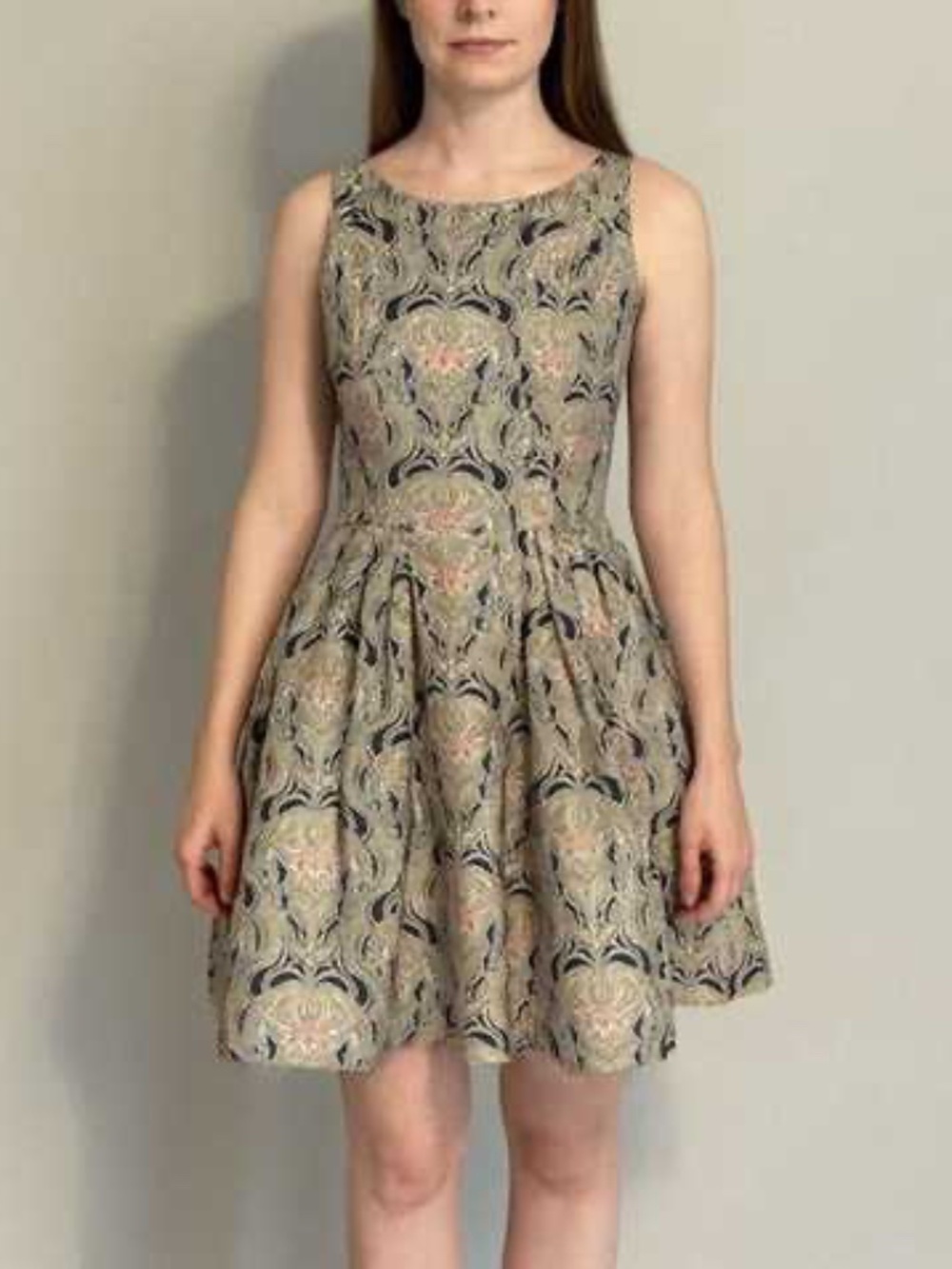 ModCloth Frock O’ Clock Jacquard BB Dakota size 8 - Picture 2 of 4